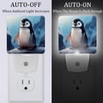 thumbnail image 2 of Penguin LED Square Night Light - Soft Glow Plug-in Lamp with Dusk to Dawn Sensor for Bedroom and Hallway - Energy Efficient, Compact Design, 2 of 6