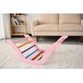 thumbnail image 6 of CoSoTower Triangle Set Montessori Toddler Climbing Toys Indoor, Foldable Climbing Toys for Toddlers 1-3 Inside, 2 Piece Baby Climbing Gym Indoor Playground, Pink, 6 of 6