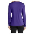 thumbnail image 3 of Yellow Rooster Women's Long Sleeve PosiCharge Competitor V-Neck Tee Purple M, 3 of 7