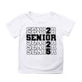 thumbnail image 4 of Zhuashum Teen Tops For Girls 11-12 Years Solid Color Letter Graphic Crew Neck Short Sleeve Tee Spring Summer Daily Shirts Leisure Outfits White, 4 of 4