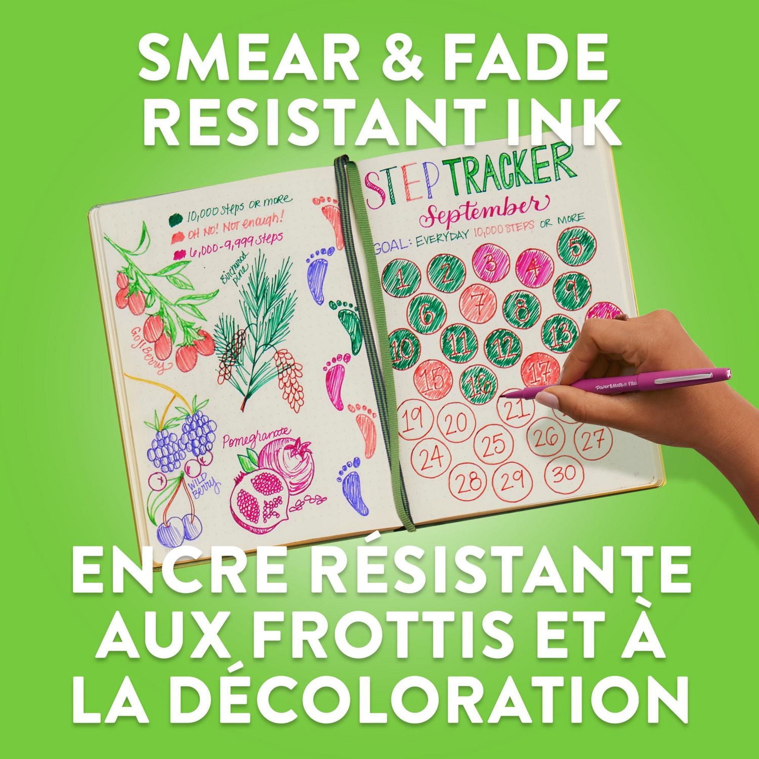 Paper Mate Flair Felt Tip Pens, Medium Point (0.7 mm), Assorted Colours