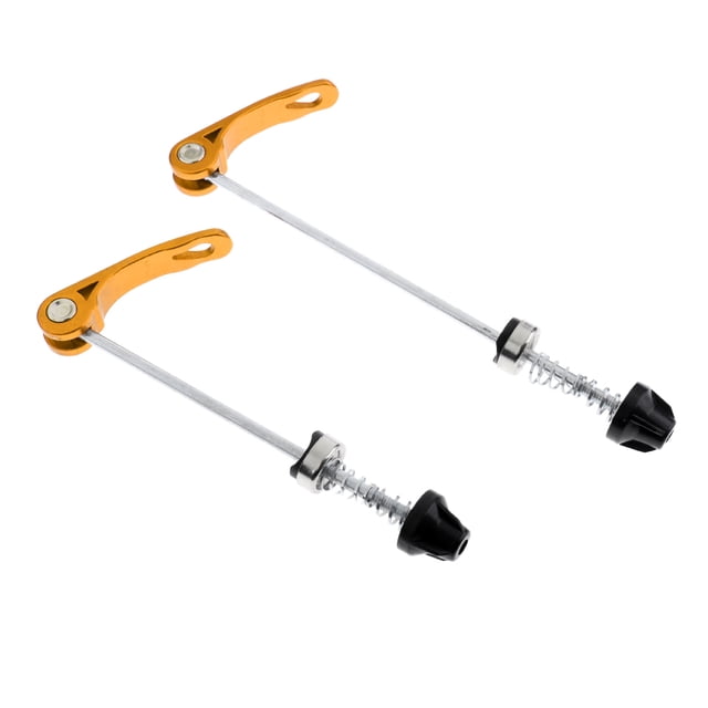 Pinchos de liberación rápida de bicicleta Sunnimix de aleación de aluminio color oro