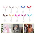 thumbnail image 3 of MasteelfCA 24Pcs U-shaped Pearl Scarf Brooch Pin Headscarf Muslim Hijab Fixed Pin Clips, 3 of 8