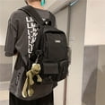 thumbnail image 4 of Casual Daily & Travel Backpack - Lightweight, Spacious Nylon with Zip Closure, Adjustable Straps, and Fashionable Frog Pendant, 4 of 5