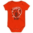 thumbnail image 3 of Infant San Francisco Giants Slide Home Three-Pack Bodysuit Set, 3 of 4