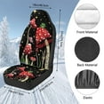 thumbnail image 7 of Uorisanigo Seat Covers Front Set for Cars Trucks SUV, Soft Plush Red Mushroom Automotive Seat Covers, Universal Car Interior Cover Seats Protectors, Set of 2, 7 of 7