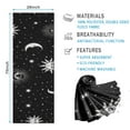 thumbnail image 2 of Black Gothic Sun Moon Eye Pattern Hot Yoga Mat Towel Non Slip for Hot Yoga - Quick-Drying Yoga Mat Cover with 4 Corner Pockets with Travel Bag - Hot Yoga Towel Non Slip 70"x26", 2 of 6