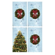 wowindow posters house full of christmas tree and wreaths frosted background christmas window decoration four 345 - Merry Christmas Window Decorations wowindow posters house full of christmas tree and wreaths frosted background christmas window decoration four 345 - Merry Christmas Window Decorations