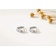 thumbnail image 2 of Pendientes Aro, Pendientes Plata de Ley Pendientes de Corazón Colores Circonita Cúbica Regalos de Cumpleanos para Niñas Mujer, 2 of 4