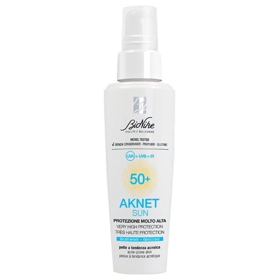 Bionike Aknet Sun Sunscreen Cream Gel Spf50  50 ml