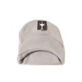 thumbnail image 2 of Top Headwear Cuffless  Visor Winter Beanie - Light Grey, 2 of 3