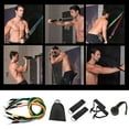 thumbnail image 2 of 1 Set Resistance Bands Set with Handles Muscle Training Fitness Band Resistance Training Legs Ankle Straps Multifunctional Exercise Bands Physical Therapy Home Gym Workout Equipment, 2 of 7