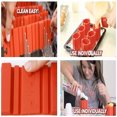 thumbnail image 2 of ZheElen 4pcs Grande Capacité Facile à Antiadhésif Large Application Facile Rouge 1Set, 2 of 6