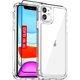 thumbnail image 1 of wonima11 for iPhone 11 Case: Military-Grade Shockproof Phone Cover with Tempered Glass Screen Protector, Anti-Scratch & Reinforced Bumpers - Crystal Clear, 1 of 1