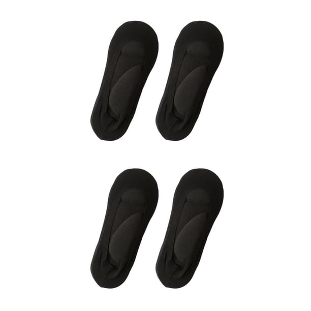 Sonducket Calcetines tobilleros 3D con soporte para el y cómodos para cualquier ocasión, calcetines con forro de corte bajo, talla única negro 35-39 2Conjunto