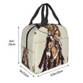thumbnail image 3 of Disketp Vintage Cowboy Riding Horse for Insulated Lunch Bag for Women and Men, Perfect for Work, Hiking, Picnic, 3 of 8