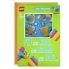 Hallmark Easter Card With LEGO Snail Kit (LEGO CREATOR Nonstop Fun)