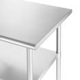 thumbnail image 3 of GRIDMANN NSF Stainless Steel Commercial Kitchen Prep & Work Table - 48 in. x 24 in., 3 of 5