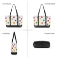thumbnail image 6 of FORMRS Canvas Laptop Tote Bag for Women with 15.6" Computer Compartments Shoulder Handbag, Polka Dot, 6 of 7