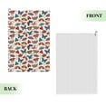 thumbnail image 2 of Vsdgher Colorful Butterfly Print Golf Towel Golf Gift for Men and Women Golf Towel with Carabiner Clip to Quickly Remove Sand, Mud, Dirt and Sweat, 2 of 8
