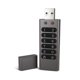 thumbnail image 1 of Unidad USB Yashi 64 GB Flash Cifrada con Contraseña de Hardware y Teclado Color Gris, 1 of 5