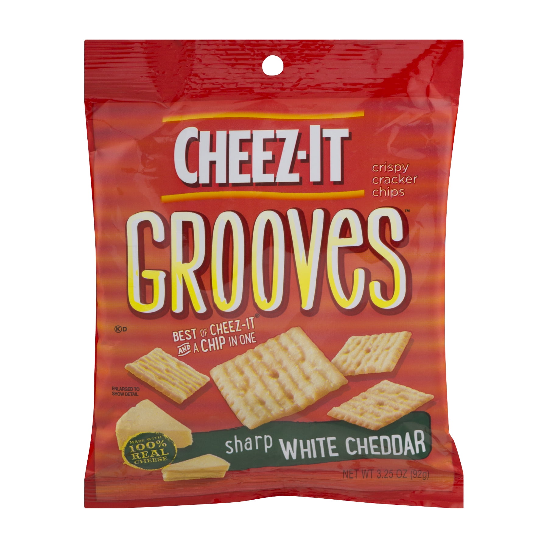 CheezIt Grooves Sharp White Cheddar 3.25oz BrickSeek