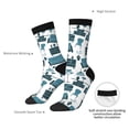 thumbnail image 4 of Vsdgher Modern Furniture Crew Socks for Men & Women, Breathable Casual Athletic Ankle Socks, 4 of 6