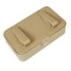 thumbnail image 3 of Caja de pañuelos para visera de coche, organizador de toallas de papel y servilleteros de moda Pinza para colgar Beige, 3 of 9