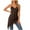 Coffee_2026, variant on DXOUPM Tank Tops for Women Lace Long Camisole Spaghetti Strap V Neck Irregular Hem Trendy Blouse