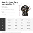 thumbnail image 5 of Pofeuu Dancing Skeleton Party Print Mens Casual Short Sleeve Shirts Beach Summer Spread Collar Pocket Tops Men's Casual Short-sleeved Shirt-3X-Large, 5 of 5
