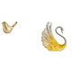 thumbnail image 1 of Figura De Cisne Dorado Moderno, Ganso, Pájaro, Estatua De Animal, Escultura De Resina Para Escritorio, Oficina, Sala De Estar, Repisa, Decoración Del Hogar, Inauguración De La Casa, Regalos, 1 of 8