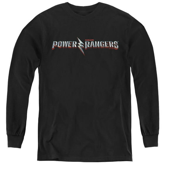 Power Rangers - Movie Logo - Youth Long Sleeve Shirt - Medium