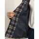 thumbnail image 5 of Blazers para mujer Chaqueta tipo blazer a cuadros con solapa con muesca Boyfriend Azul Oscuro S, 5 of 5
