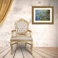thumbnail image 3 of Monet, Claude 14x12 Gold Ornate Wood Framed with Double Matting Museum Art Print Titled - Seerosen, 3 of 4
