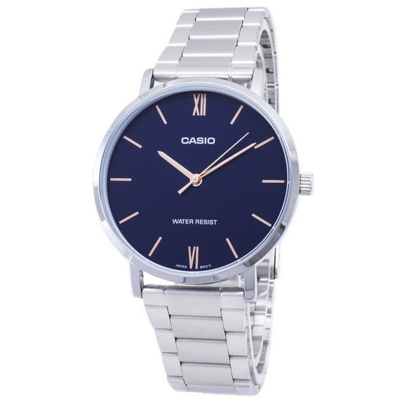 Casio Quartz MTP-VT01D-2B MTPVT01D-2B Analog Men's Watch