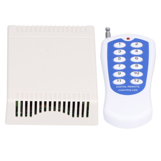 Interruptor remoto V Jadeshay Relé de 12 canales Control remoto de CC 12 V