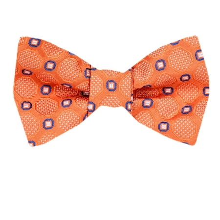 Circle Silk Tie - Mens Silk Self Tie Bow Tie
