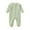 Green, variant on Ticikt Baby Ribbed Solid One Piece Pajamas - Viscose from Bamboo and Cotton Blend - Unisex Infant Two Way Button Long Sleeve,Color:Pink,1-2 Years