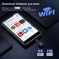 thumbnail image 2 of Reproductor MP3 ZAQE de 80 GB con Bluetooth 5.3, WiFi, pantalla táctil 4.0, 2 of 8
