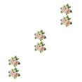 thumbnail image 3 of Advancent 2 piezas decoración de pastel de boda rosa planta artesanía fiesta Type7 NO7, 3 of 6