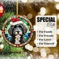 thumbnail image 6 of Portuguese Water Dog Ornaments Ceramic For Christmas, Stained Glass Ornaments Ceramic Christmas 2025, 6 of 7