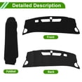 thumbnail image 4 of Cubierta del Tablero para Buick Encore GX 2024-2025 Alfombrilla del Tablero Consola Central Cubierta del Tablero Poliéster Negro 1 Pcs, 4 of 7