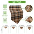 thumbnail image 5 of Orange Blue Checkered Table Runner Linen Burlap Table Runner 72 Inches Long Fall Farmhouse Buffalo Plaid Dresser Scarves for Kitchen Island Coffee Dining Room Party Wedding Holiday Decoration 14"x72", 5 of 8