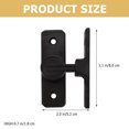thumbnail image 2 of Barn Door Latch 90 Degree Rotatable Screen Door Lock Door Gate Lock Hasp, 2 of 8