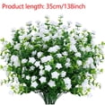 thumbnail image 3 of 6 Bundles Outdoor Artificial Fake Flowers UV Resistant No Fade Boxwood Faux Plastic Plants for Garden Patio Porch Window Box,Home Wedding Farmhouse Outdoor Decorations for Patio,2026, 3 of 6