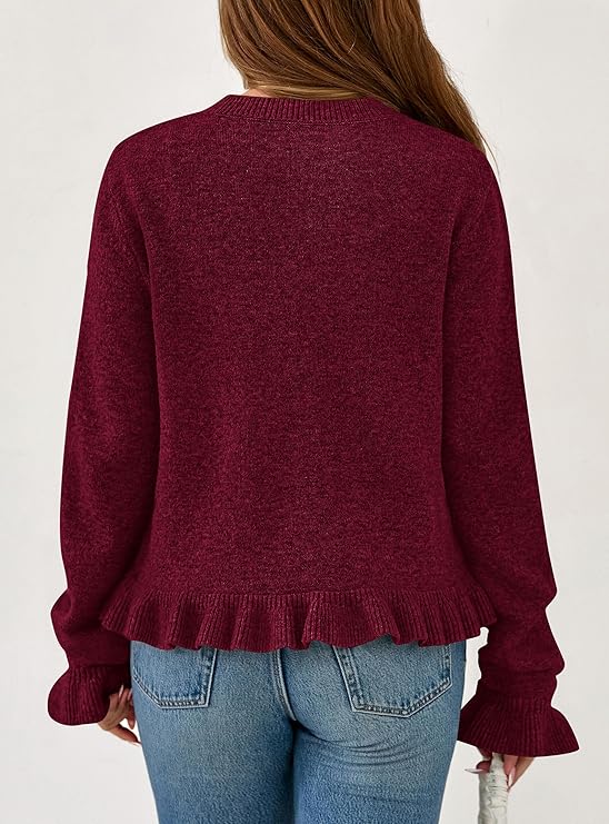 PRETTYGARDEN Women's Cropped Cardigan Sweater, Long Sleeve photo 8