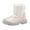 Pink, variant on Toddler Snow Boots for Girls Boys Winter Warm Kids Button Boots Outdoor Shoes Pink for Size 12.5