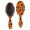 Halloween Glowing Spider Web Pattern, variant on Halloween Gnome Pumpkin Pattern Brush, Detangling Hair Brush,Oval Paddle Hair Brush, Round Tip Bristles Gifts for Holiday Birthday Gifts