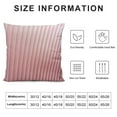thumbnail image 5 of Nawypu  Boho Decorative Throw Pillow Covers with Pom-poms, Soft Corduroy Square Solid Lumbar Cushion Cases for Spring Couch Sofa Bedroom, Pink, 5 of 5