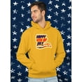 thumbnail image 2 of 4Th Of July Sign Hoodie Men -Image by Shutterstock, Male Large, 2 of 4